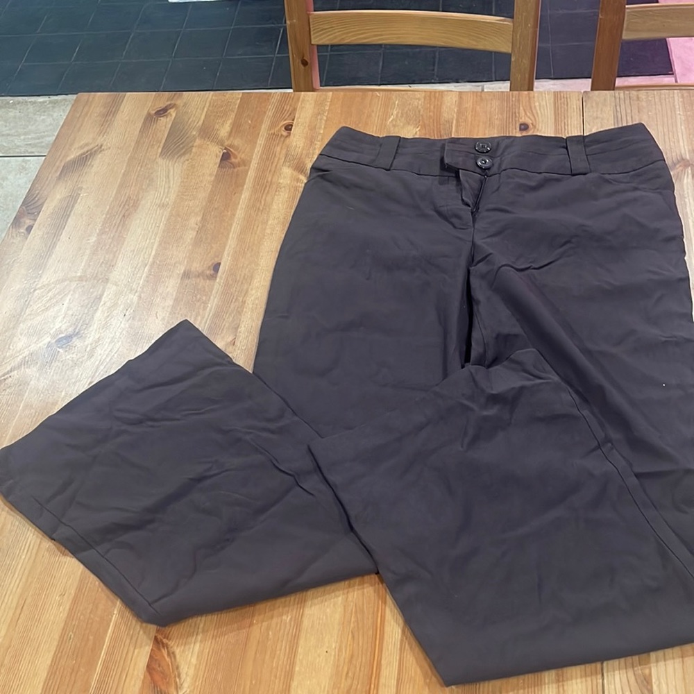 Brown slacks